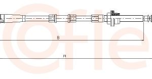 Cablu ambreiaj COFLE 18.2511 – KIA | AutoRival
