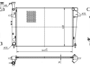 Radiator racire motor MTR 13054457 – KIA | AutoRival