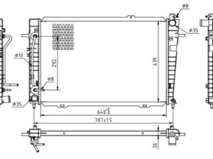 Radiator racire motor MTR 13054534 – KIA | AutoRival
