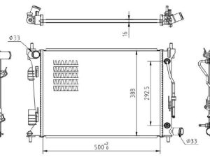 Radiator racire motor MTR 13054854 – KIA | AutoRival