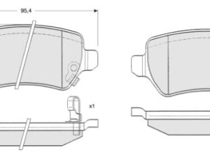 Set placute frana MTR MT464 – KIA | AutoRival