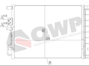 Condensator climatizare QWP WAC450
