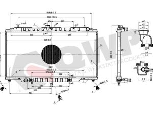 Radiator racire motor QWP WRA500