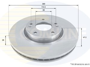 Disc frana COMLINE ADC1092V – KIA | AutoRival