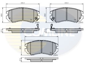 Set placute frana COMLINE CBP31196 – KIA | AutoRival