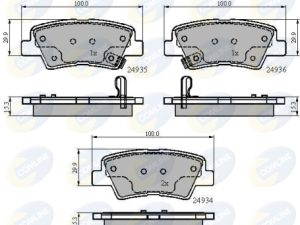 Set placute frana COMLINE CBP32023 – KIA | AutoRival