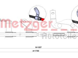 Cablu frana de parcare METZGER 1.KI017 – KIA | AutoRival