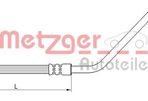 Furtun frana METZGER 4110825 – KIA | AutoRival
