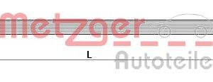Furtun frana METZGER 4111047 – KIA | AutoRival