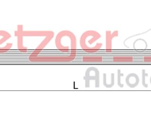Furtun frana METZGER 4111395 – KIA | AutoRival