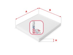 Filtru aer habitaclu SOFIMA S 3112 C – KIA | AutoRival