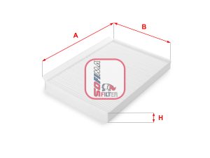 Filtru aer habitaclu SOFIMA S 3152 C – KIA | AutoRival