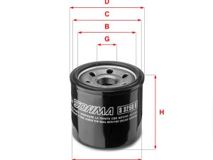 Filtru ulei SOFIMA S 3258 R – KIA | AutoRival