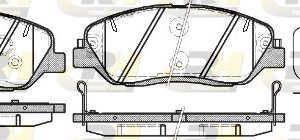 Set placute frana ROADHOUSE 21226.02 – KIA | AutoRival