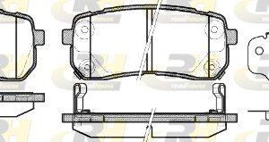 Set placute frana ROADHOUSE 21288.02 – KIA | AutoRival