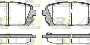 Set placute frana ROADHOUSE 21303.02 – KIA | AutoRival