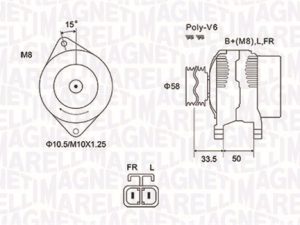 Alternator MAGNETI MARELLI 063732020010 – KIA | AutoRival
