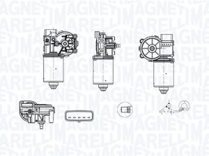 Motor stergator MAGNETI MARELLI 064379100010 – KIA | AutoRival