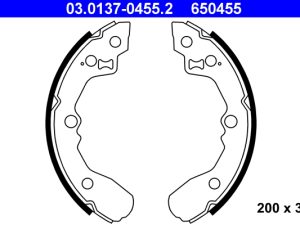 Set saboti frana ATE 03.0137-0455.2 – KIA | AutoRival