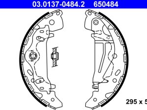 Set saboti frana ATE 03.0137-0484.2 – KIA | AutoRival