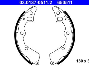 Set saboti frana ATE 03.0137-0511.2 – KIA | AutoRival