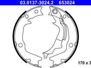 Set saboti frana frana de mana ATE 03.0137-3024.2 – KIA | AutoRival