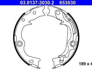 Set saboti frana frana de mana ATE 03.0137-3030.2 – KIA | AutoRival