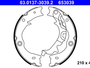 Set saboti frana frana de mana ATE 03.0137-3039.2 – KIA | AutoRival