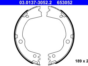 Set saboti frana frana de mana ATE 03.0137-3052.2 – KIA | AutoRival