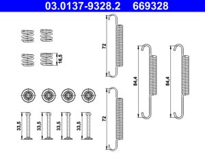 Set accesorii saboti frana parcare ATE 03.0137-9328.2 – KIA | AutoRival