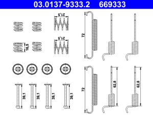 Set accesorii saboti frana parcare ATE 03.0137-9333.2 – KIA | AutoRival