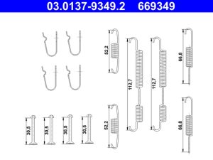 Set accesorii sabot de frana ATE 03.0137-9349.2 – KIA | AutoRival
