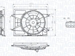 Ventilator radiator MAGNETI MARELLI 069422796010 – KIA | AutoRival