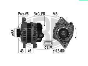 Alternator ERA 209127A – KIA | AutoRival