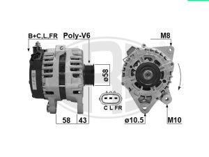 Alternator ERA 209641A – KIA | AutoRival