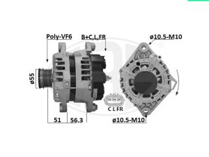 Alternator ERA 209642A – KIA | AutoRival