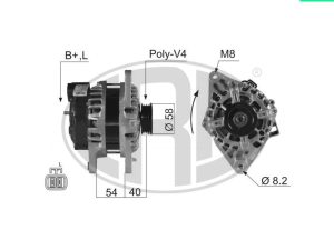 Alternator ERA 210022A – KIA | AutoRival