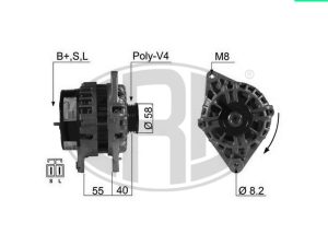 Alternator ERA 210492A – KIA | AutoRival