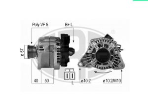 Alternator ERA 210651 – KIA | AutoRival