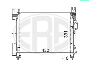 Condensator climatizare ERA 667119 – KIA | AutoRival