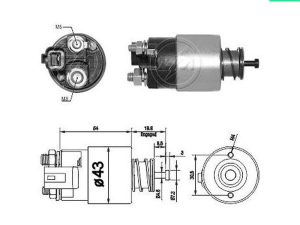 Solenoid electromotor ERA ZM2391 – KIA | AutoRival