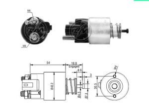 Solenoid electromotor ERA ZM391 – KIA | AutoRival