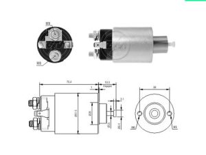 Solenoid electromotor ERA ZM4993 – KIA | AutoRival