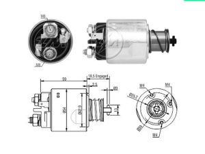 Solenoid electromotor ERA ZM5491 – KIA | AutoRival