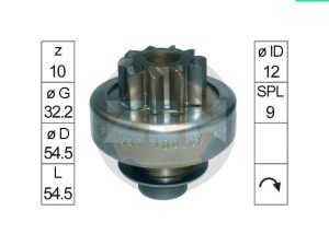 Cuplaj unisens demaror ERA ZN1607 – KIA | AutoRival